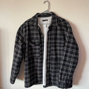 H&M fleece flannel Jacket like new